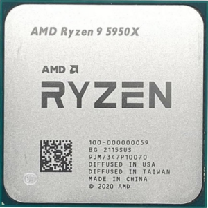מעבד AMD Ryzen 9 5950X Tray 4.9 GHz No GPU TDP 105W