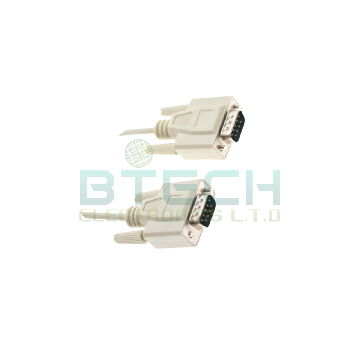 כבל RS232 זכר זכר 5 מטר DB9