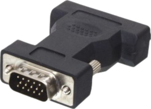 מתאם VGA זכר ל- DVI נקבה