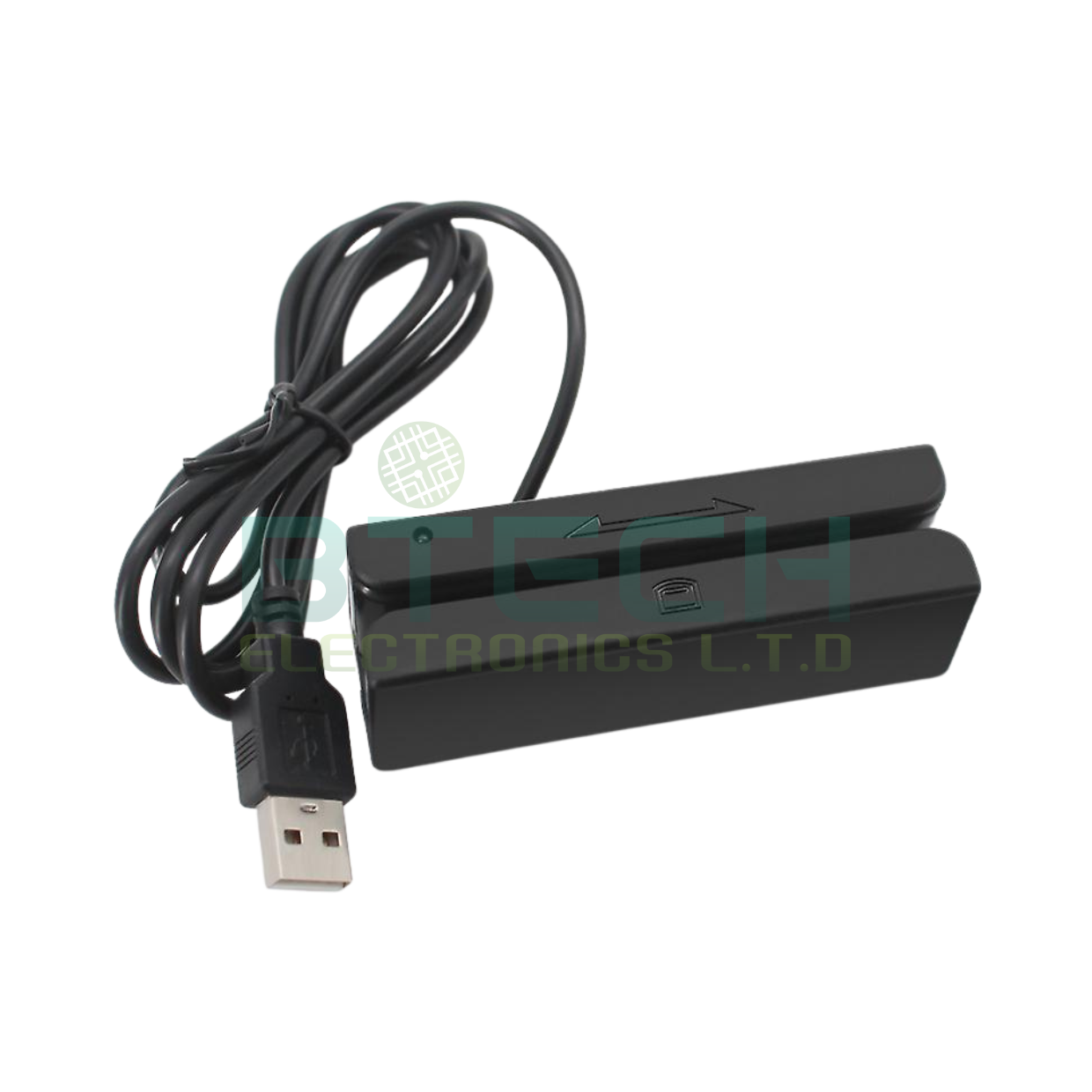 קורא מגנטי לכרטיס אשראי 2 צדדים בחיבור USB + נורה וצפצוף XPOWER – תמונה 2