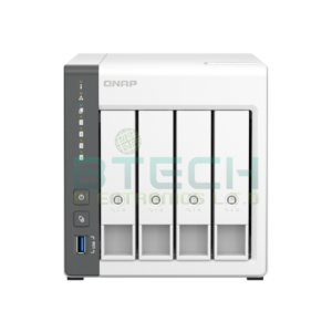 שרת אחסון לבן NAS ללא כוננים QNAP TS-433-4G 4-Bay 4GB שנתיים