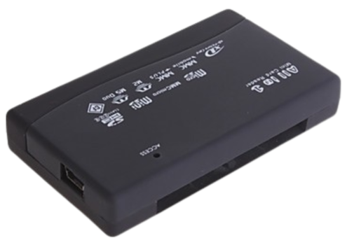 קורא כרטיסים אוניברסלי ממשק USB2.0 אחריות למשך שנה CARDRW2-1