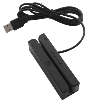 קורא מגנטי לכרטיס אשראי 2 צדדים בחיבור USB + נורה וצפצוף XPOWER – תמונה 4