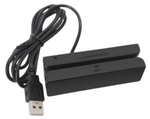 קורא מגנטי לכרטיס אשראי 2 צדדים בחיבור USB + נורה וצפצוף XPOWER